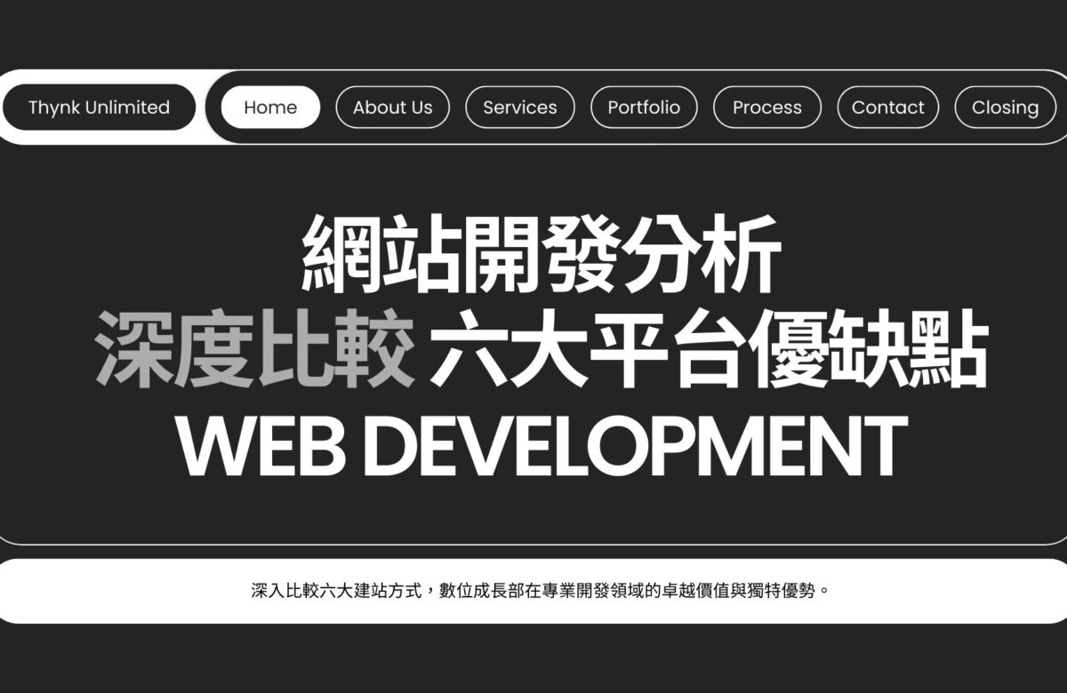 網站製作分析